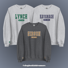 Load image into Gallery viewer, COLLEGIATE EMBROIDERED CREWNECKS *BOYS OF TOMMEN EDITION
