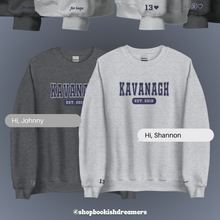 Load image into Gallery viewer, COLLEGIATE EMBROIDERED CREWNECKS *BOYS OF TOMMEN EDITION
