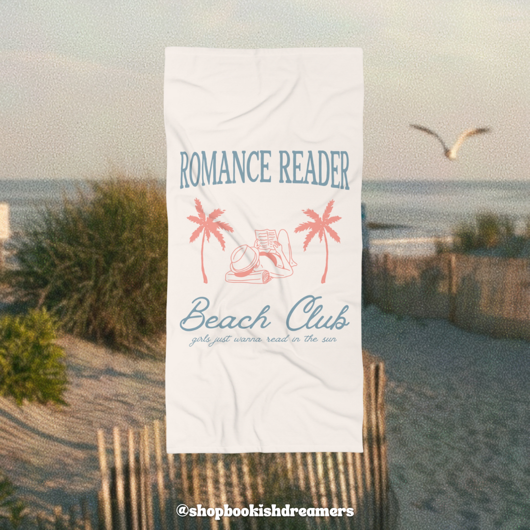 ROMANCE READER BEACH CLUB TOWEL