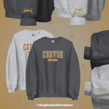 Load image into Gallery viewer, SJM COLLEGIATE EMBROIDERED CREWNECK *CRESCENT CITY FEMALE LEADS EDITION
