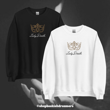 Load image into Gallery viewer, LADY DEATH EMBROIDERED CREWNECK
