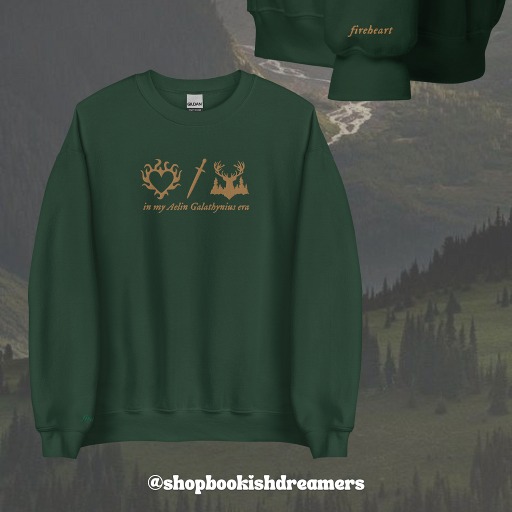 IN MY AELIN ERA EMBROIDERED CREWNECK