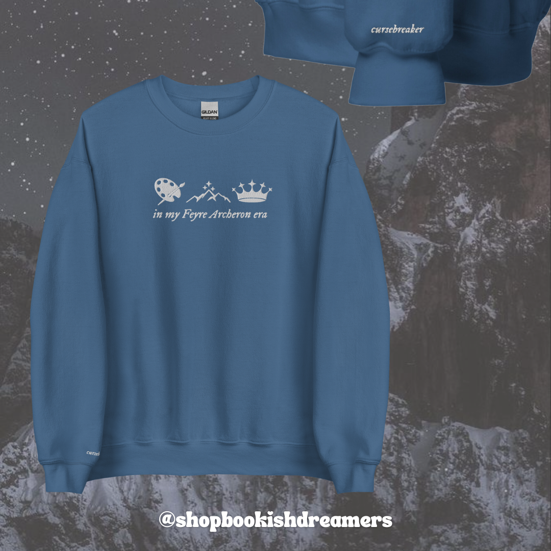 IN MY FEYRE ERA EMBROIDERED CREWNECK
