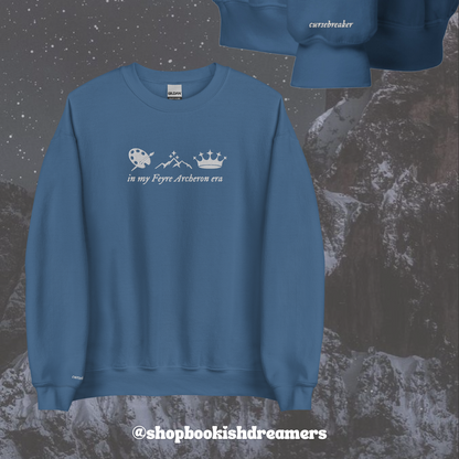 IN MY FEYRE ERA EMBROIDERED CREWNECK