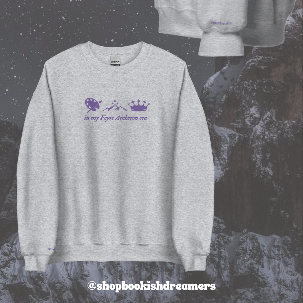 IN MY FEYRE ERA EMBROIDERED CREWNECK