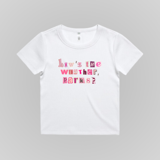 HOW'S THE WEATHER BABY TEE