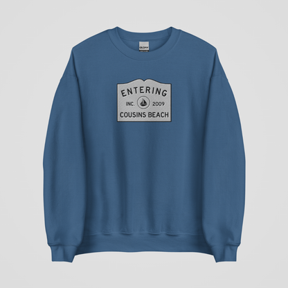 COUSINS EMBROIDERED CREWNECK