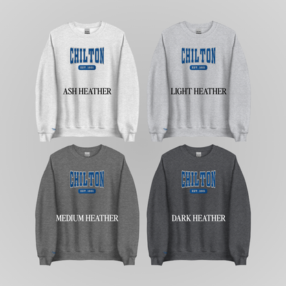 GILMORE COLLEGIATE EMBROIDERED CREWNECK *CHILTON EDITION