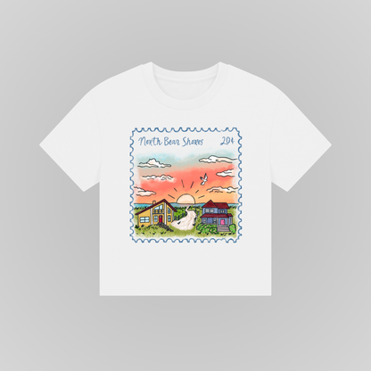 BEAR SHORES CROP TEE