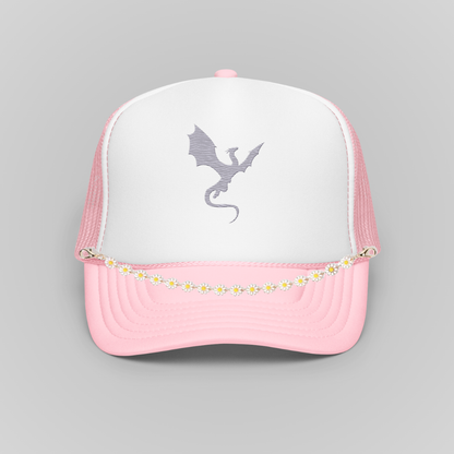 THE FLOWER-LOVING WYVERN TRUCKER HAT