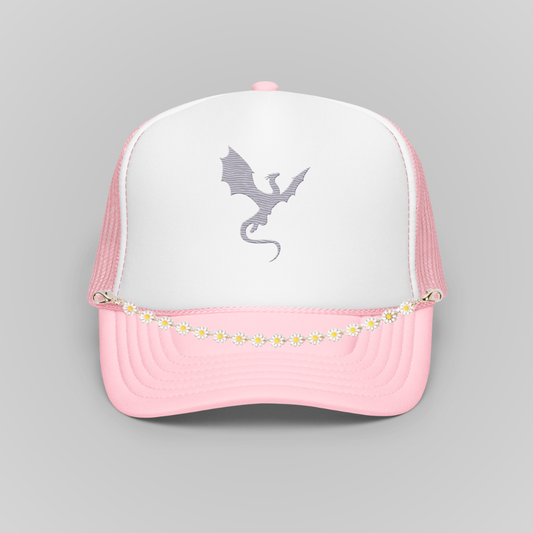THE FLOWER-LOVING WYVERN TRUCKER HAT