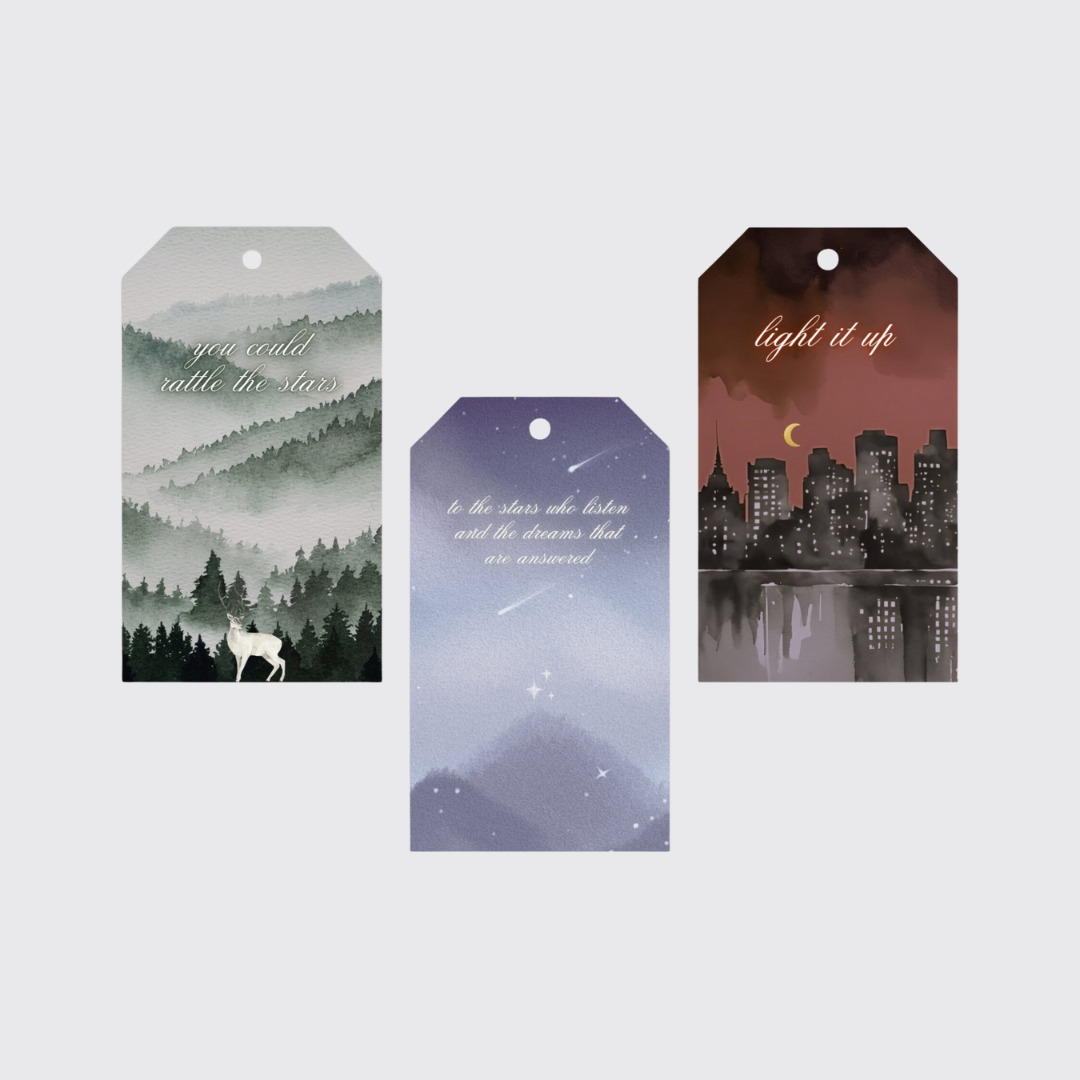 SARAH J MAAS BOOK GIFT TAGS