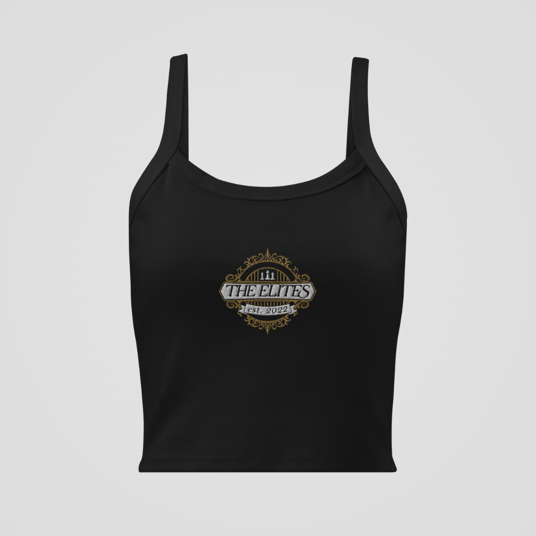 THE ELITES EMBROIDERED BABY TANK