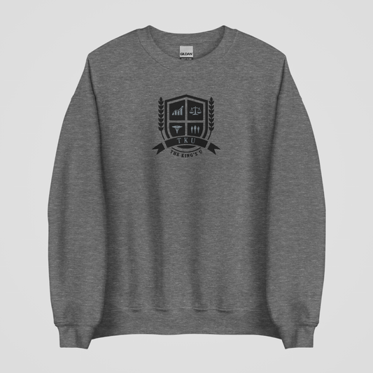 THE KING'S U (TKU) EMBROIDERED CREWNECK