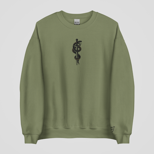 I ALWAYS KNEW YOU EMBROIDERED CREWNECK