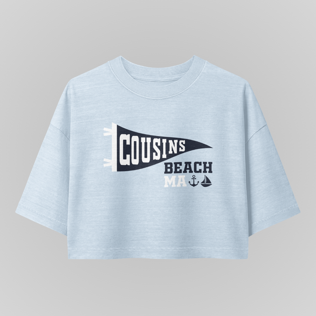 COUSINS PENNANT CROP TEE