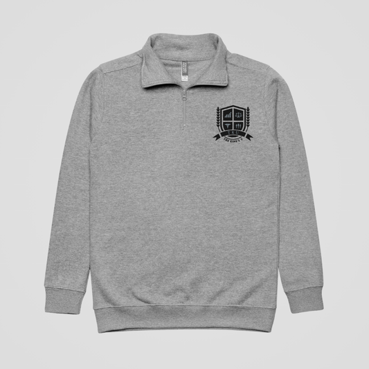 THE KING'S U (TKU) FLEECE QUARTER-ZIP JACKET