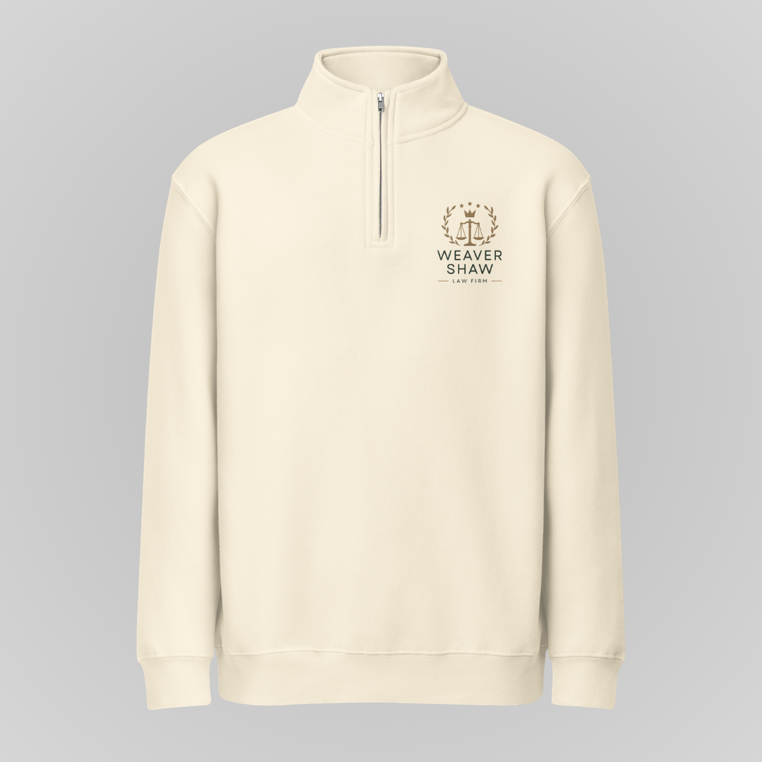 WEAVER & SHAW QUARTER-ZIP SWEATER