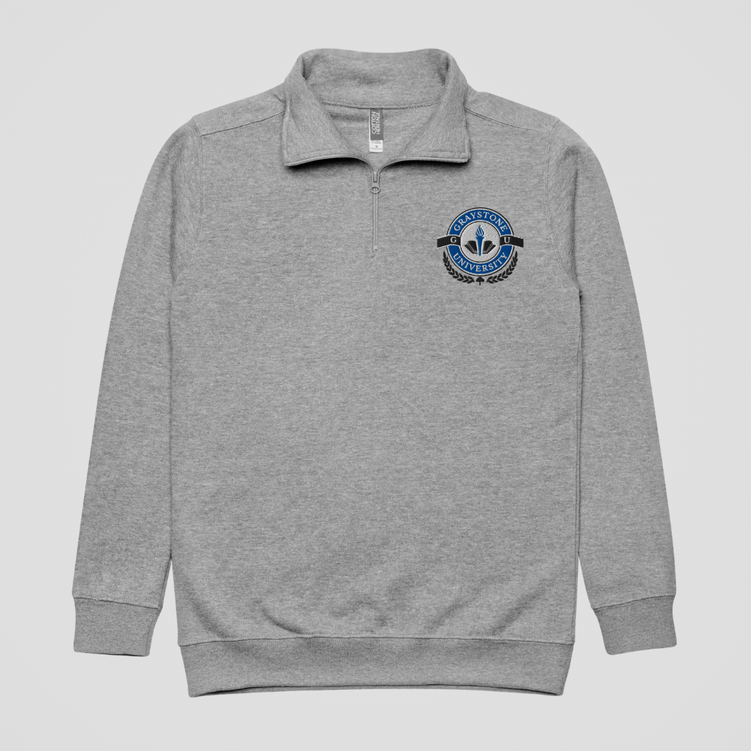 GRAYSTONE UNIVERSITY FLEECE QUARTER-ZIP JACKET