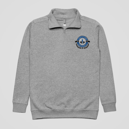 GRAYSTONE UNIVERSITY FLEECE QUARTER-ZIP JACKET