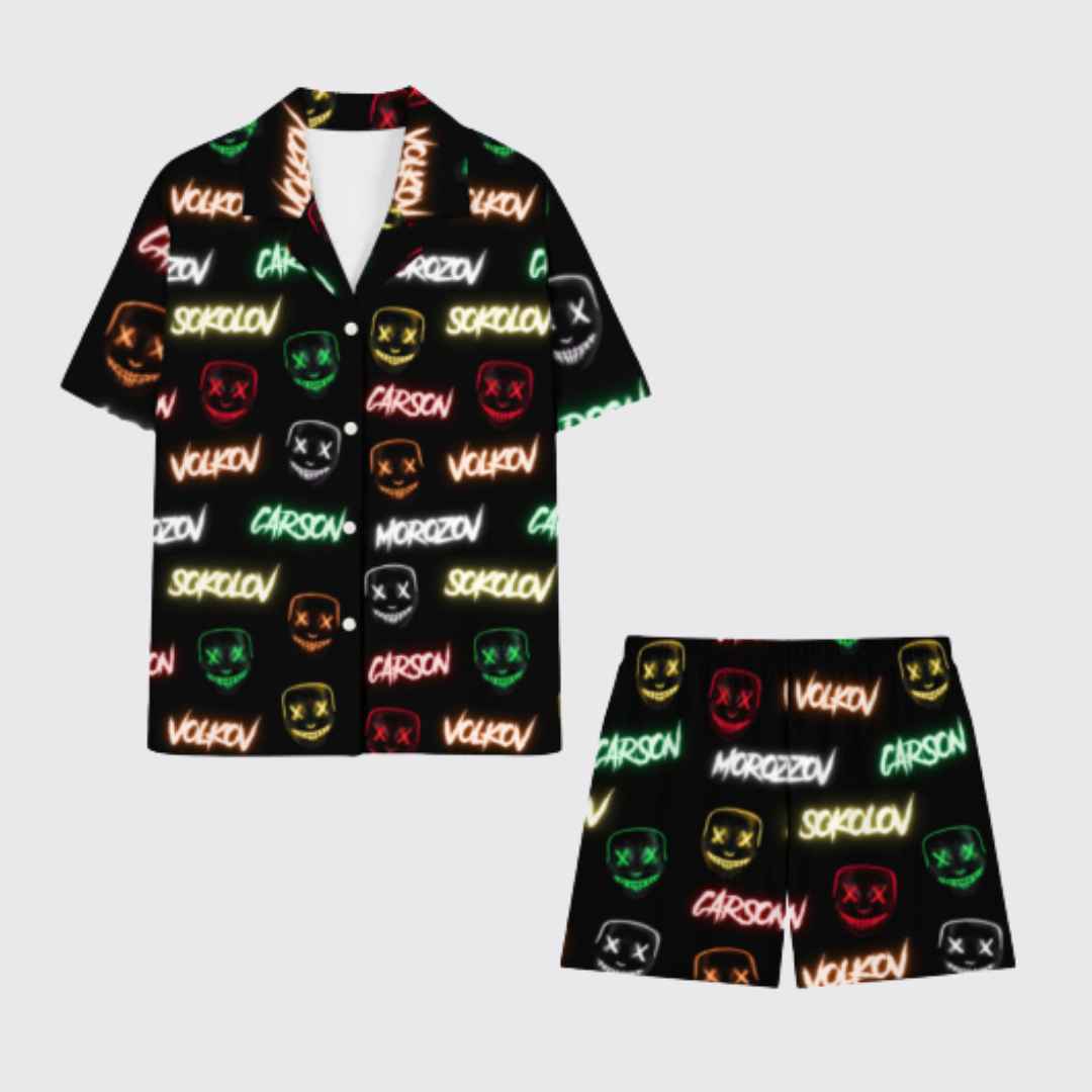 THE HEATHENS PAJAMA SHORTS SET