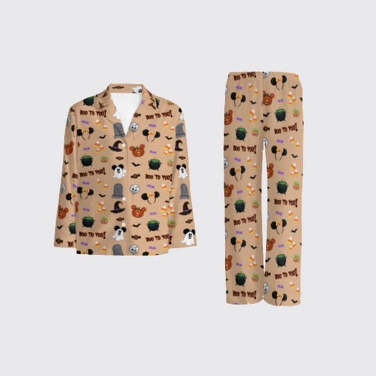 BOO TO YOU HALLOWEEN PAJAMA PANTS SET