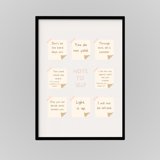 NOTE TO SELF PRINT