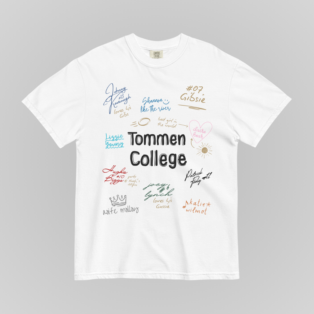 TOMMEN COLLEGE YEARBOOK TEE