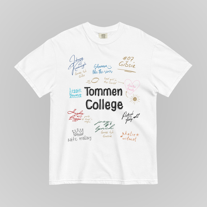 TOMMEN COLLEGE YEARBOOK TEE