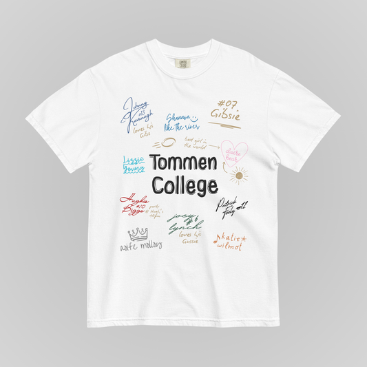 TOMMEN COLLEGE YEARBOOK TEE