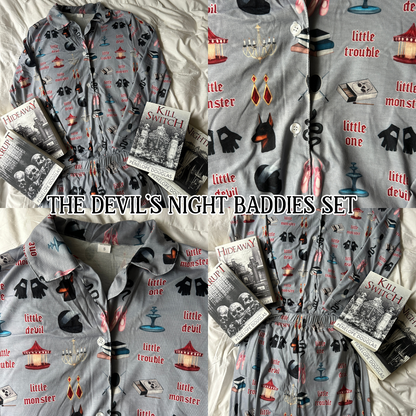 DEVIL'S NIGHT PAJAMA PANTS SETS