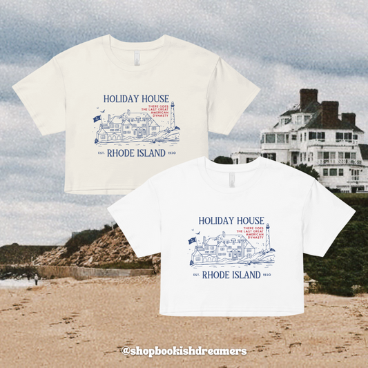 HOLIDAY HOUSE CROP TEE