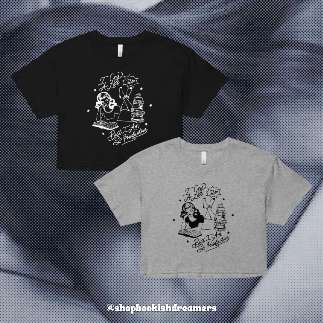 I CRY A LOT CROP TEE