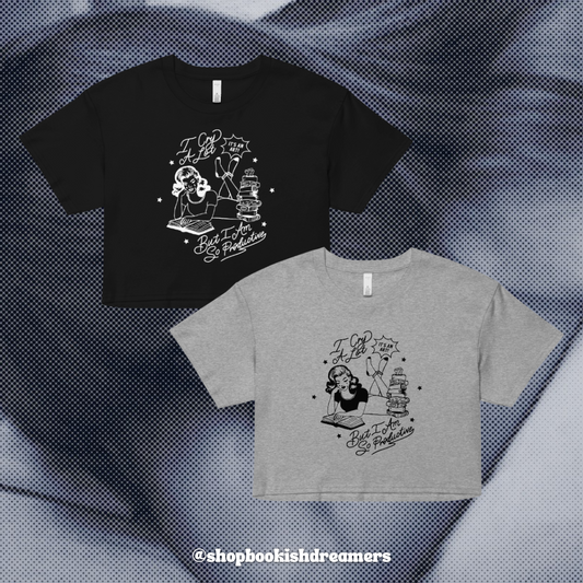 I CRY A LOT CROP TEE