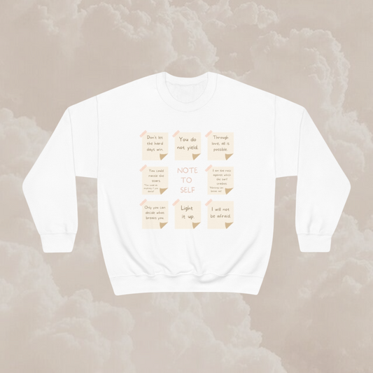 NOTE TO SELF CREWNECK