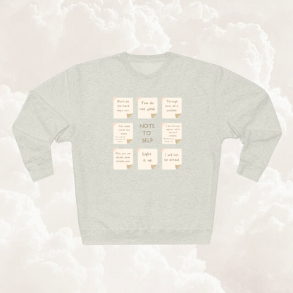 NOTE TO SELF CREWNECK