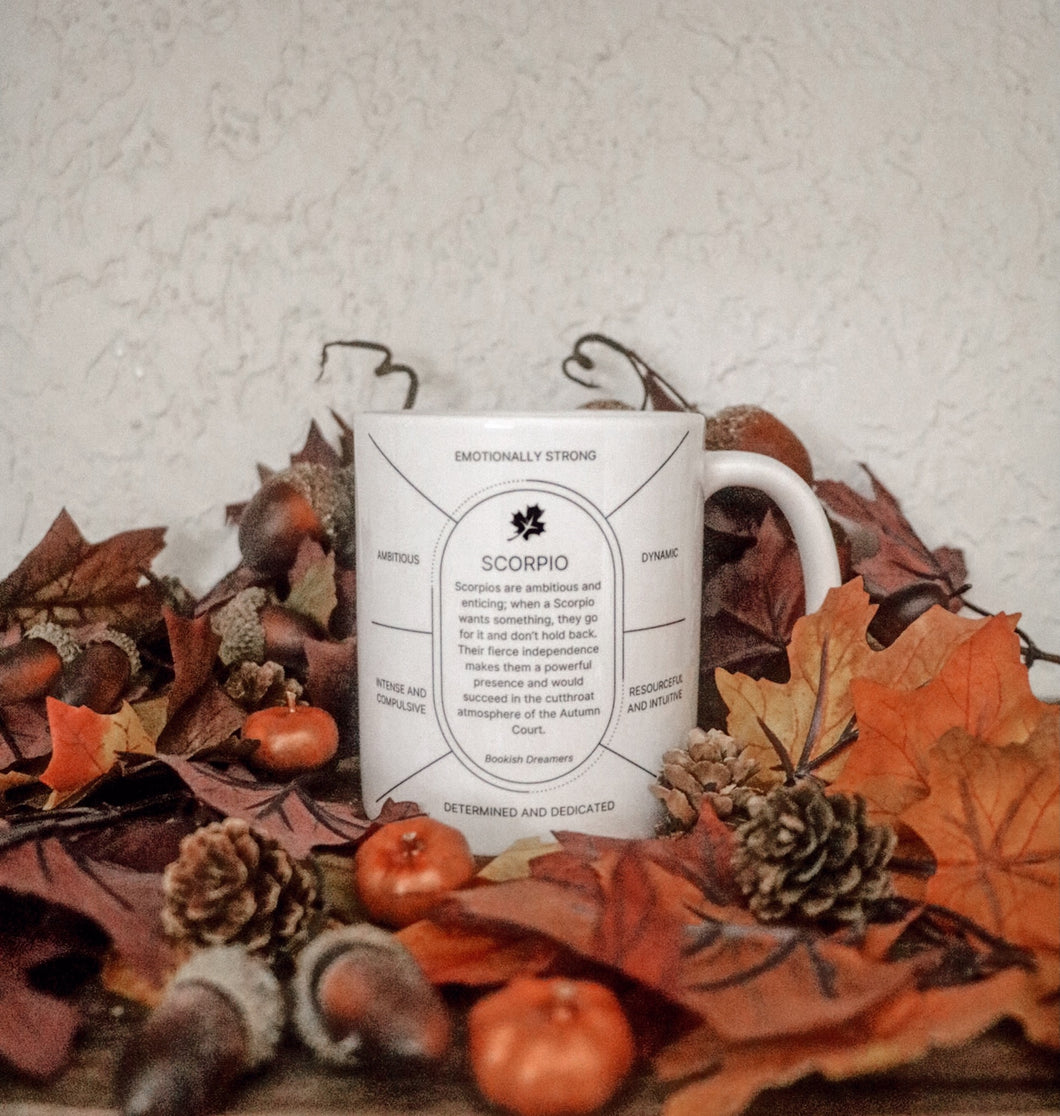 SCORPIO X AUTUMN COURT MUG