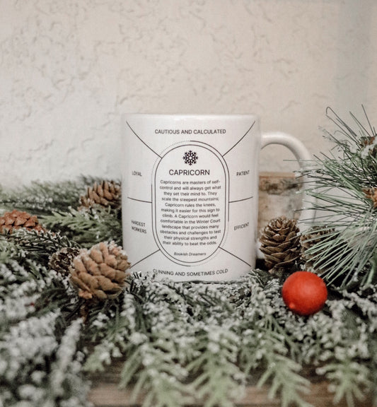 CAPRICORN X WINTER COURT MUG