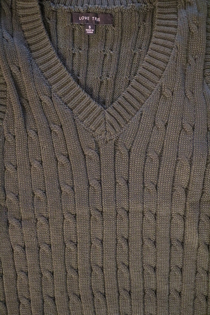 LADY OF WINTER SWEATER VEST IN EVERGREEN