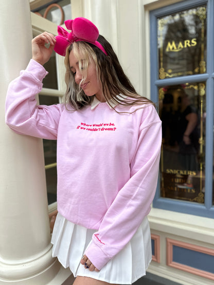 DREAMER EMBROIDERED CREWNECK