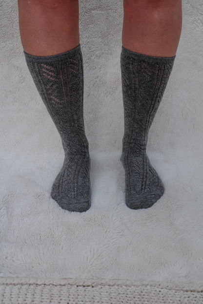 "S" & "B" KNIT SOCKS