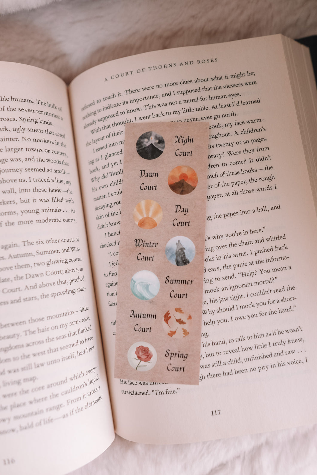 THE COURTS BOOKMARK