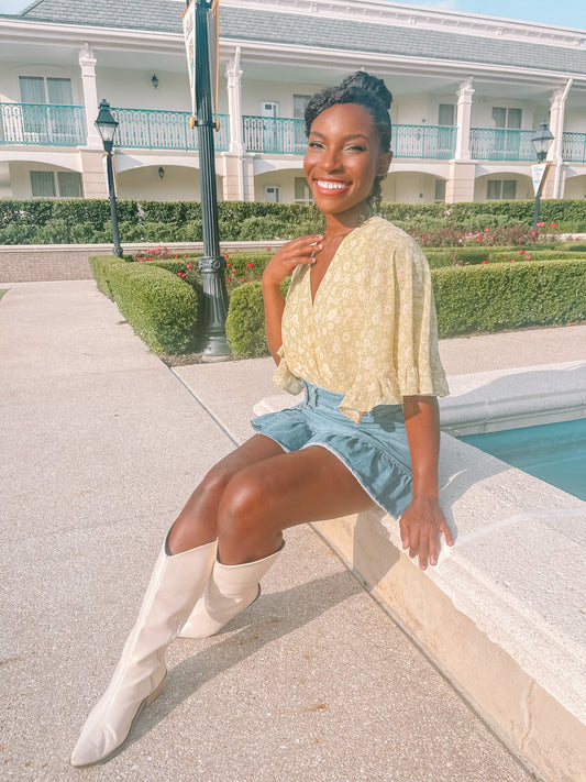 @MAGICALLYLUXE AS TIANA BODYSUIT