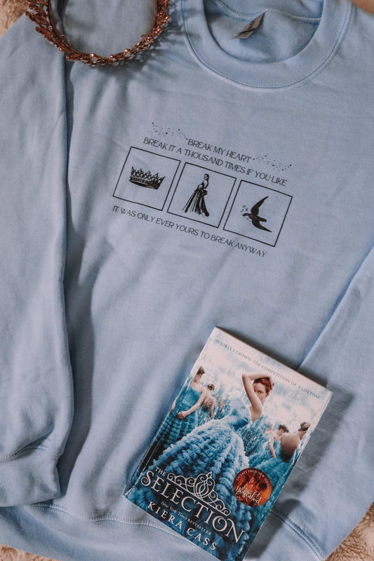 BREAK MY HEART CREWNECK