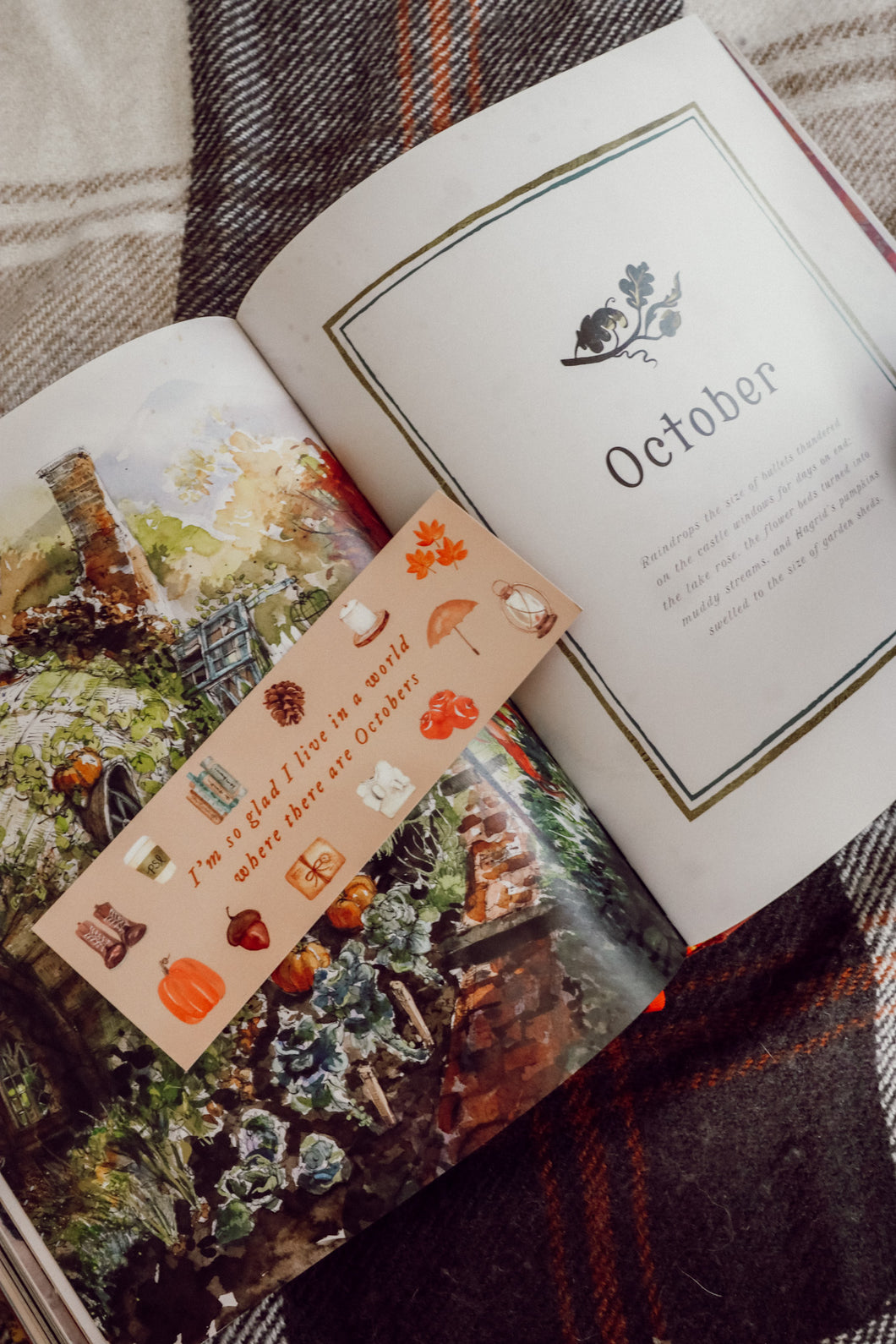 OCTOBER LOVE BOOKMARK